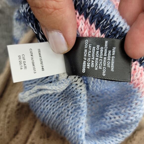 Torrid slouchy sweater open knit drawstring hem - Picture 6 of 8